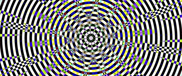 Neon Tunnel Kaleidoscope Vortex Loop 2.39:1 Cinemascope 60fps Screensaver