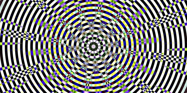 Neon Tunnel Kaleidoscope Vortex | 2:1 Univisium 60fps Screensaver Loop