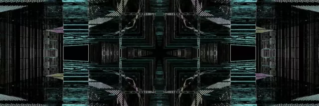 Neon Tunnel Kaleidoscope | 3:1 Ultrawide | 60fps VJ Loop Screensaver