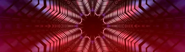 Neon Tunnel Kaleidoscope Star Burst 32:9 Super Ultrawide 60fps Screensaver Vj Loop