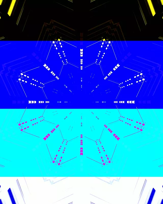 Neon Tunnel Kaleidoscope Burst VJLoops 4:5 Instagram 60fps Screensaver