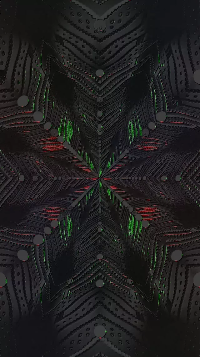 Tunnel Néon Kaléidoscope | 9:16 Reels 60fps VJ Loop Screensaver