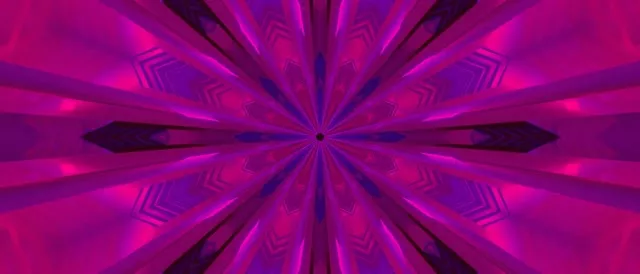 Neon Tunnel Kaleidoscope Burst 21:9 Ultrawide 60fps VJ Loop Screensaver