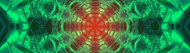 Túnel de Neón Calidoscopio Explosión 32:9 Super Ultrawide 60fps Protector de Pantalla Vj Loop