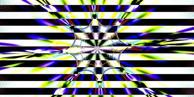 Tunéal Neon Caleidoscóip Spréacharnach VJLoops 2:1 Univisium 60fps Screensaver