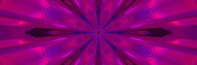 Rebentos Caleidoscopio de Túnel Neón VJLoops 3:1 Ultrawide 60fps Screensaver