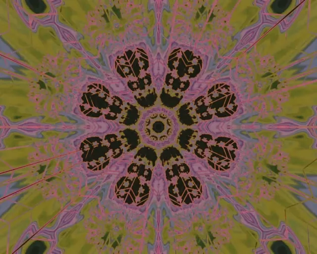 Tunel Neon Explozie Caleidoscop Floral VJLoops 5:4 industrial 60fps screensaver