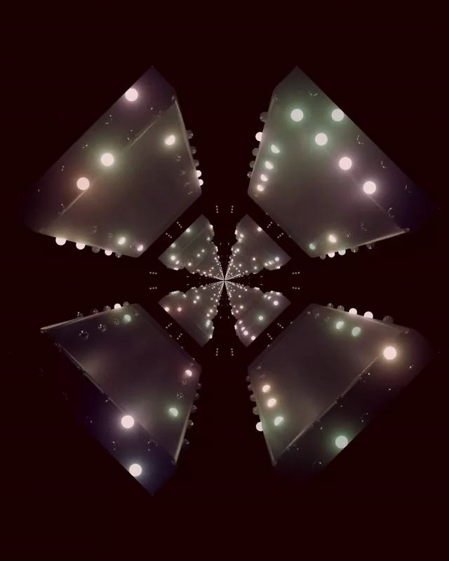 Neon Tunela Kaleidoskopioa Loraa Lehortzea VJ Loop 4:5 Instagram 60fps Pantaila-babeslea