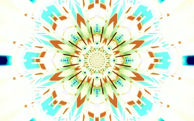 네온 터널 만화경 선버스트 VJ Loop 16:10 MacBook 60fps 화면보호기