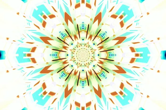 Neon Tunnel Kaleidoscope Burst VJLoops 3:2 Surface 60fps Screensaver