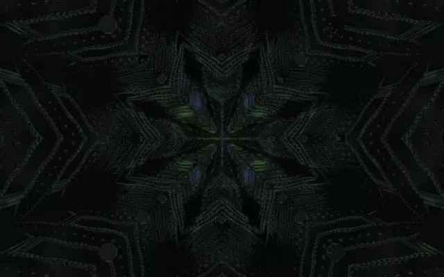 ネオンタンネル カレイドスコープ スター | 16:10 MacBook 60fps スクリーンセーバー VJLoop