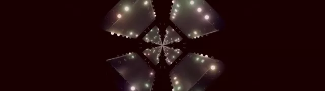 Neon Tunnel Kaleidoscoop Ster Uitbarsting 32:9 Super Ultrawide 60fps Screensaver VJLoops