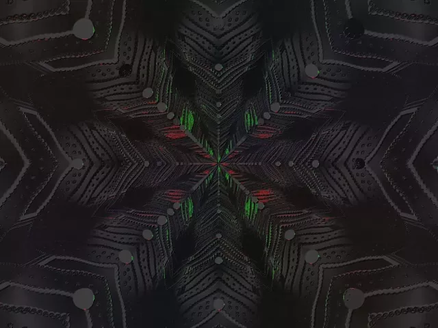 Neon Tunnel Kaleidoscope Star Burst 4:3 Classic 60fps VJ Loop Screensaver