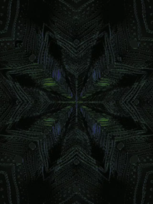 Neon Tunnel Kaleidoscope VJLoops 3:4 iPad Portrait 60fps Screensaver