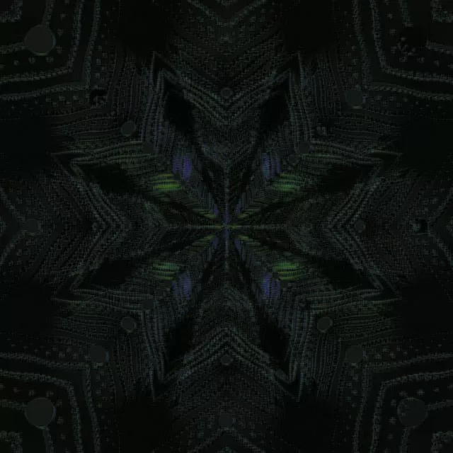 Neon Tunnel Kaleidoscope Vortex 1:1 Square 60fps Screensaver Loop