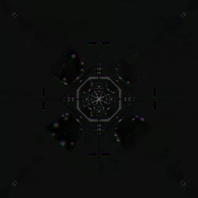 Neon Tunnel Kaleidoscope Vortex 1:1 Square 60fps Screensaver Loop