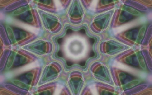 Neon Tonnel Kaleidoskoop Vortex 16:10 MacBook 60fps Skermbeveiliging Lus