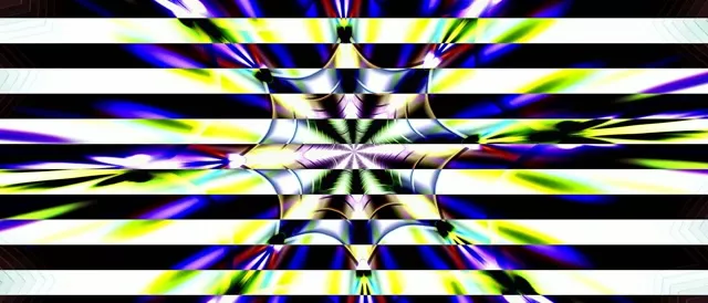 Neon Tunnel Kaleidoscope Vortex 21:9 Ultrawide 60fps Screensaver Loop