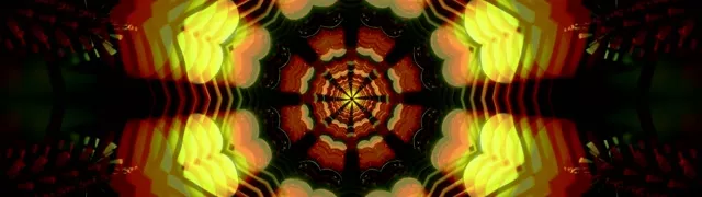 Neon Tunnel Kaleidoscope Vortex 32:9 Ultrawide 60fps Screensaver