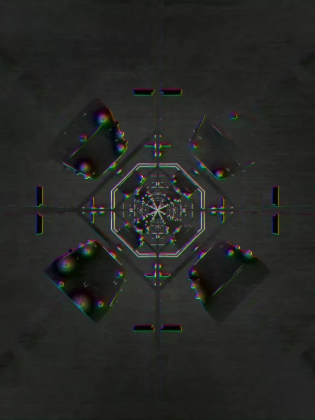 Neon Tunnel Kaleidoscope Vortex 3:4 iPad Portrait 60fps Screensaver Loop