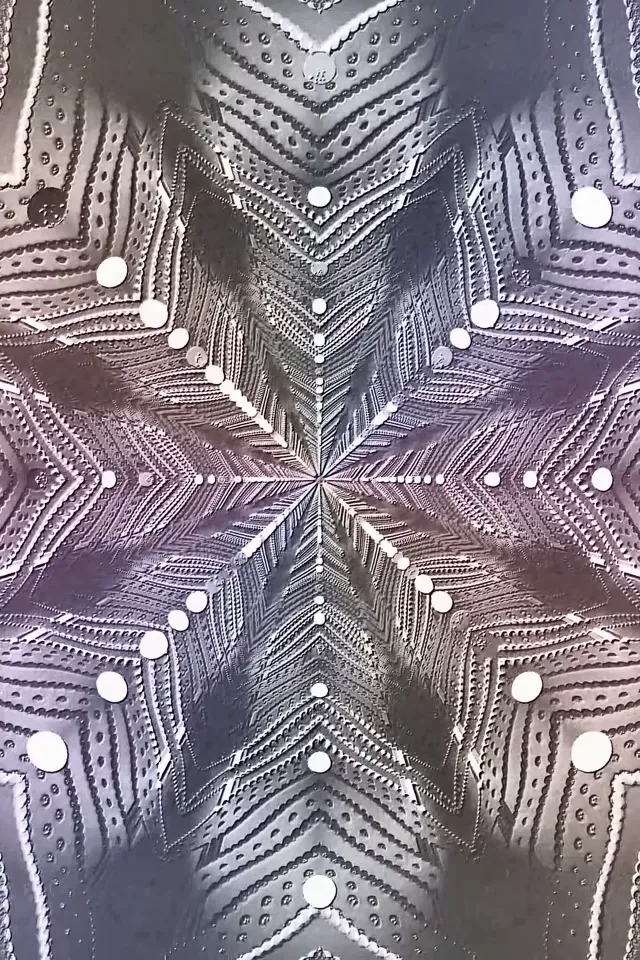 Neon Tunnel Kaleidoscope Vortex 60fps 2:3 Portrait Screensaver Loop