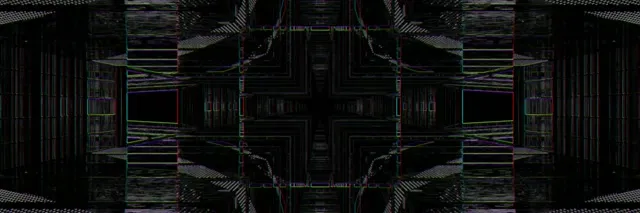 Neon Tunnel Recursive Grid Vortex 3:1 Ultrawide 60fps VJ Loop Screensaver