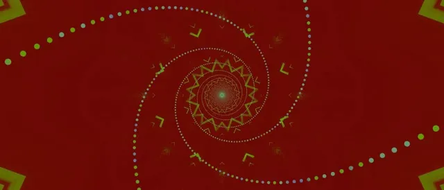 Neon Tunnel Kaleidoscope Star Burst VJ Loop 21:9 Ultrawide 60fps Screensaver