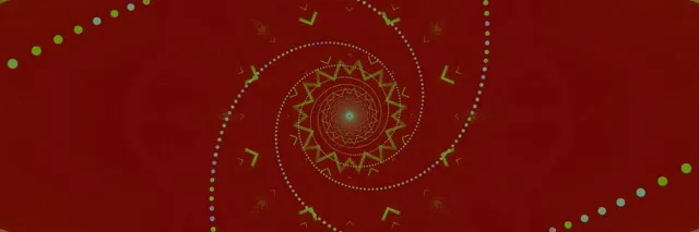 Neon Tunnel Mandala Stjerne Eksplosjon 3:1 Trippel Bred 60fps Skjermbeskytter Vj Loop