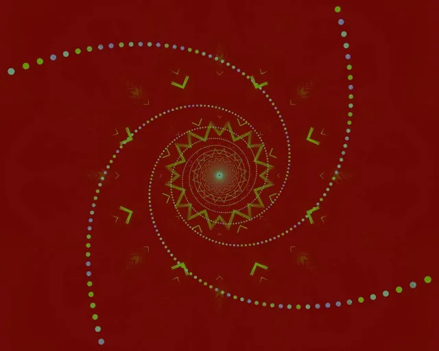 Neona Tunela Kaleidoskopio Izarra Biortza Vj Loop 5:4 Industriala 60fps Pantaila-aurtentzailea