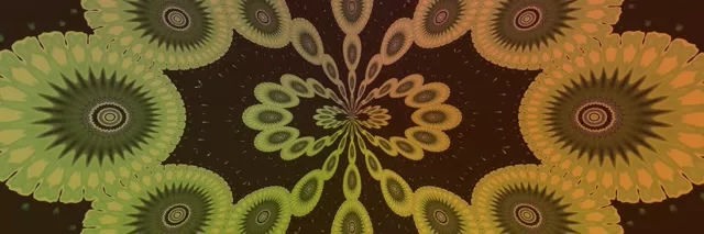 Fractal Kaleidoscope Neon Tunnel 3:1 Ultrawide 60fps VJ Loop Screensaver