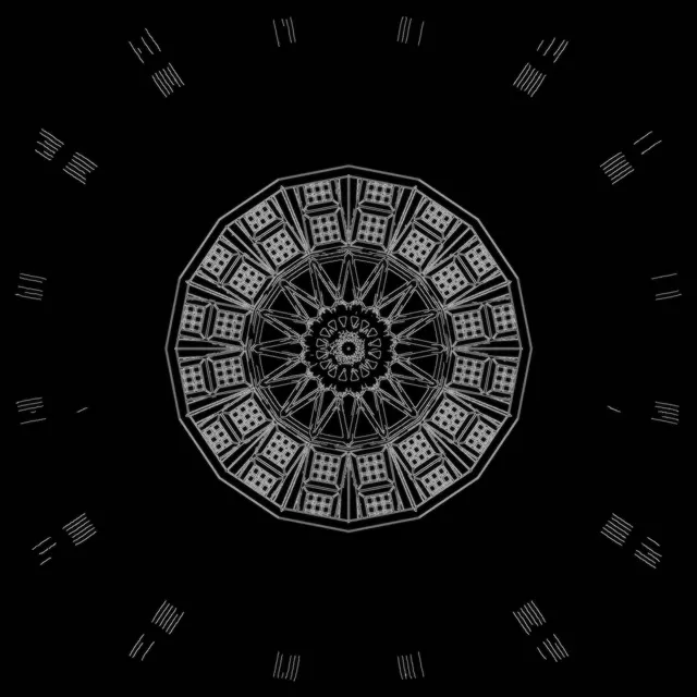 Neon Tunnel Mandala Wheel Screensaver Vj Loop 1:1 Square 60fps