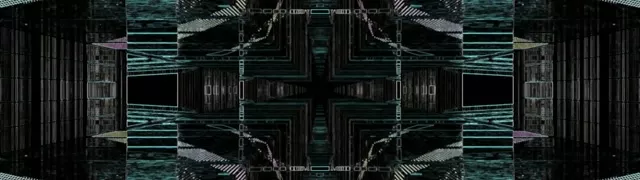 Neon Tunnel Mirrored Geometric Vortex | 32:9 Ultrawide 60fps VJ Loop Screensaver