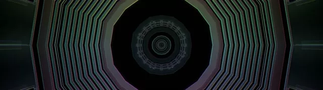 Tunel Neon Vj Loop 32:9 Ultrawide 60fps Screensaver Hexagon Vortex