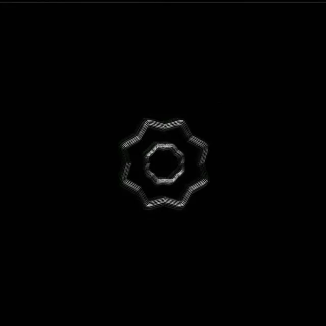 Neon Tunnel Octagon Gear Loop | Vj loop | 1:1 square 60fps screensaver