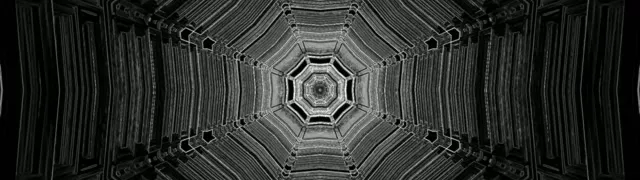 Neon Tunnel Achthoek Vortex 32:9 Super Ultrawide 60fps Schermbeveiliging Vj Loop