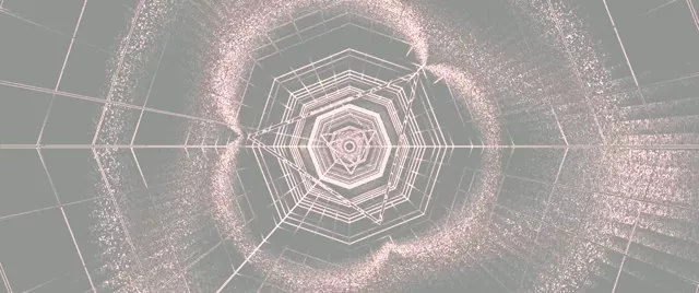 Neon Predor Osmerokotnik Vrtinec Ohranjevalnik Zaslona 2.39:1 Cinemascope 60fps VJ Loop