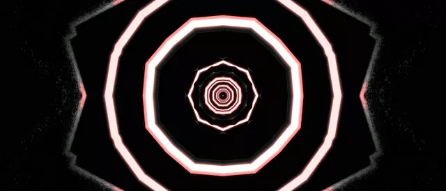 Neon Tunnel Octagon Vortex Vj Loop 21:9 Ultrawide 60fps Screensaver