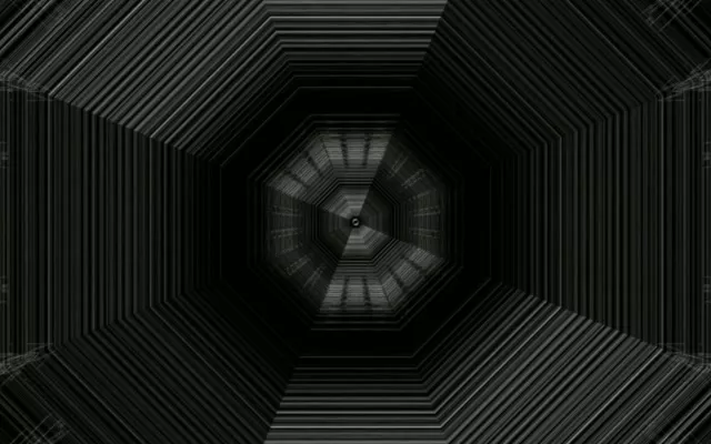 تونل نيون دوامة ثماني الأضلاع 16:10 MacBook 60fps VJ Loop Screensaver