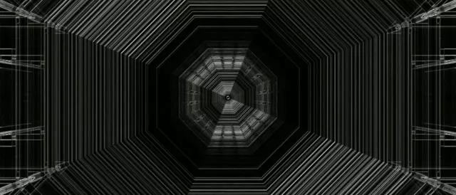 Neon Tunnel Octagonal Vortex 21:9 Ultrawide 60fps VJ Loop Screensaver