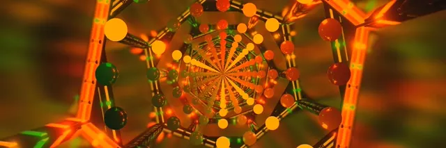 تونل نئون نارنجی سبز ۳:۱ سه برابر عریض 60fps محافظ صفحه VJLoops