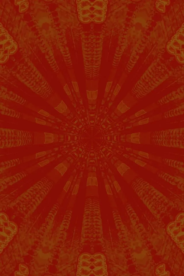 Neon Tunnel Turuncu Yeşil Kaleydoskop Patlaması VJ Loop 2:3 Fotoğraf Portre 60fps Ekran Koruyucu