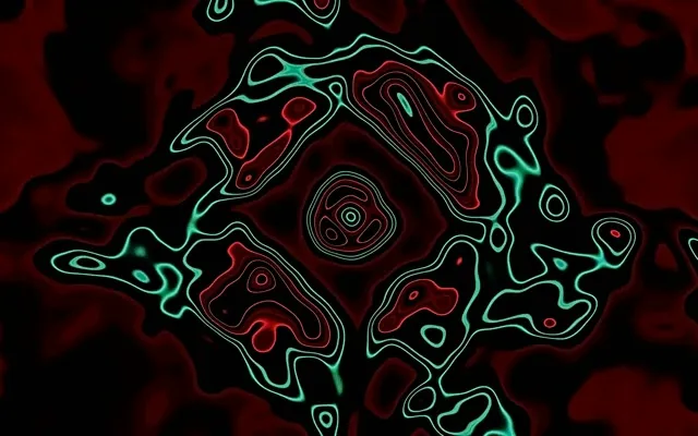 Neon Tunnel Swirling Diamond Vortex Vj Loop 16:10 Macbook 60fps Screensaver