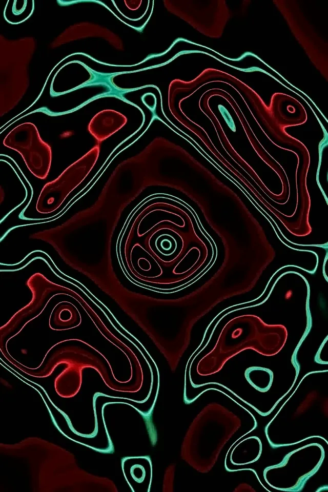 Neon-tunneli Spiraali Timantti Loop 2:3 Photo Portrait 60fps Näytönsäästäjä VJ Loop