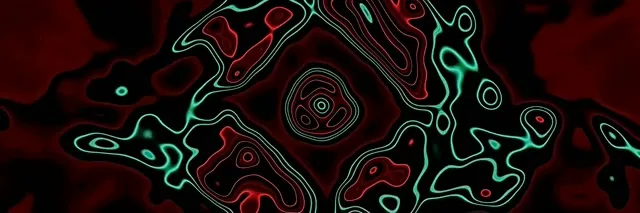 Neon Tunnel Warping Diamond Vortex VJ Loop 3:1 Triple Wide 60fps Screensaver