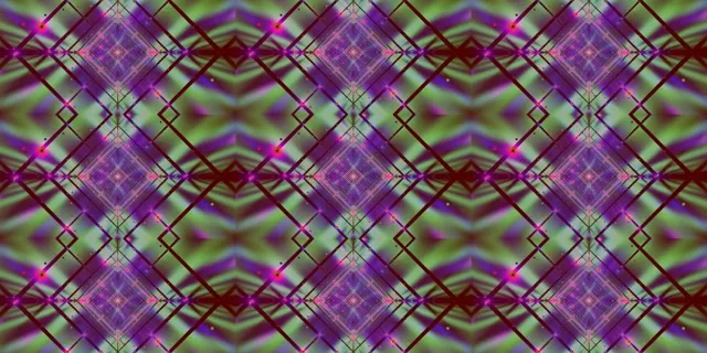 Неон Тунел Калејдоскоп Дијамант Мрежа 2:1 Univisium 60fps Screensaver Vj Loop