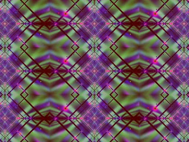 Túnel Neón Grade Diamante Protector de Pantalla 4:3 Classic 60fps Vj Loop