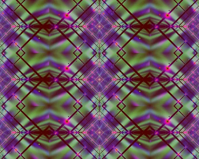 מנהרת ניאון רשת יהלום Vj Loop 5:4 Industrial 60fps שומר מסך