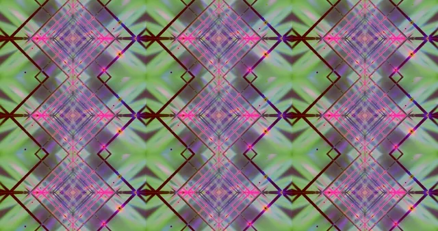 نفق النيون الوردي الأخضر الماسة حافظة شاشة 4K UHD 60fps VJ Loop