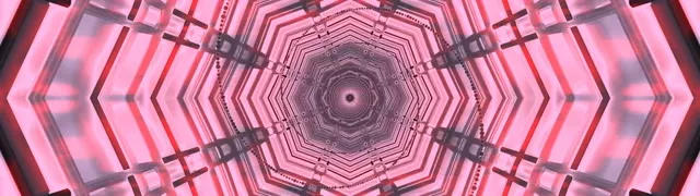 อุโมงค์นีออน ชมพูแปดเหลี่ยมน้ำวน 32:9 Super Ultrawide 60fps เซฟสกรีน VJLoops