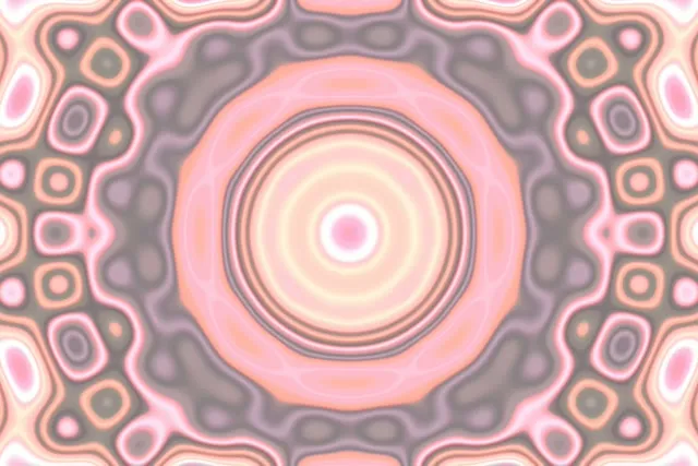 Tunel Neon Ondulații Piersică Roz Vortex VjLoops 3:2 Surface 60fps Screensaver